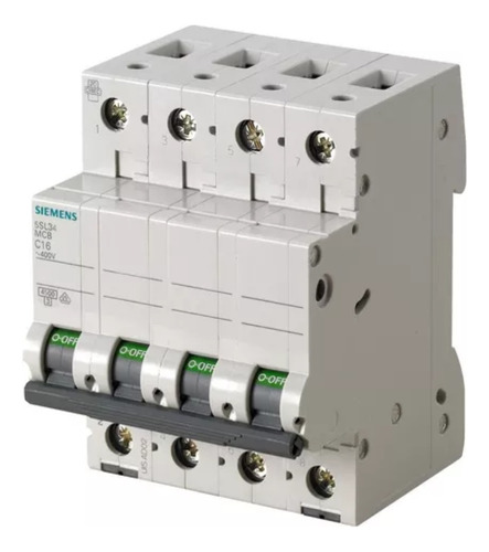 Llave Térmica 4x32 A Tetrapolar 32 Amp Siemens 4.5ka