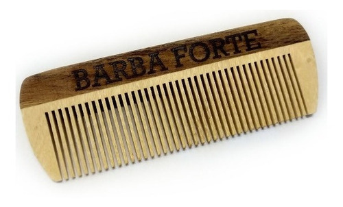 Peine De Madera Para Barba 9cm| Barba Forte