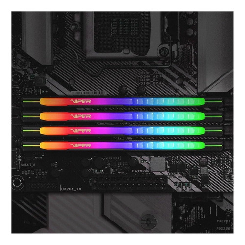 Patriot Viper Steel Rgb Ddr4 Ram 8 Gb (1x8 Gb) 3600 Mhz Cl20