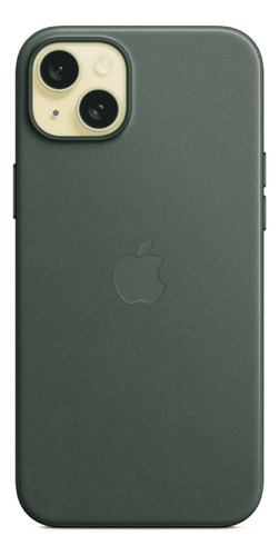Case Tecido Finewoven Magsafe Iphone 15 Verde Perene