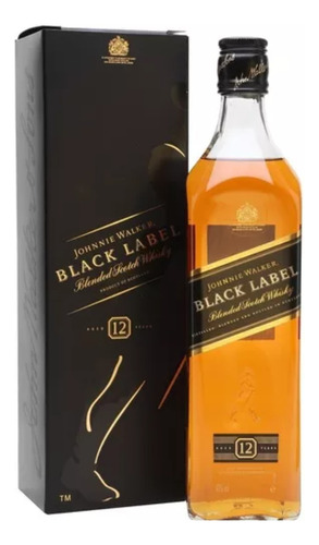 Whisky Johnnie Walker Black Negro 12 Años 1 Lt