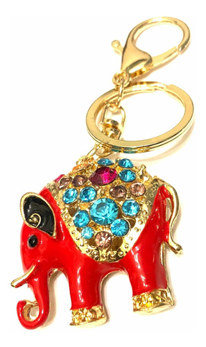 Llaveros Elefante Con Strass Swarovsky