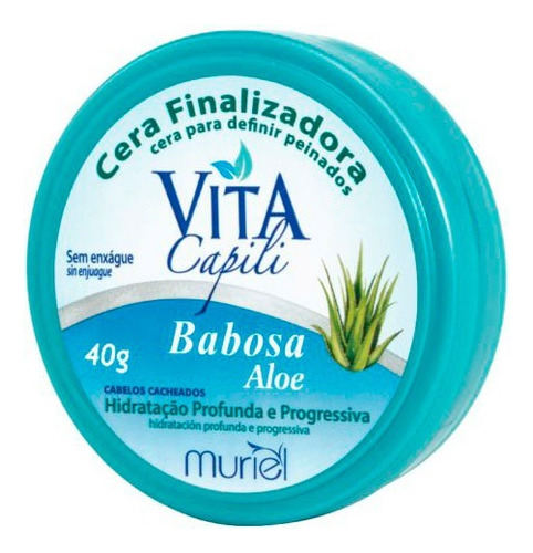 Cera Finalizadora Vita Capili Muriel Babosa Aloe 40g