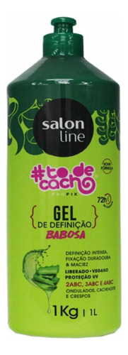 Gel De Babosa Todecacho Salon Line - 1l. Rulos