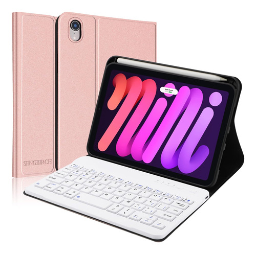 Funda Con Teclado Sengbirch/ Para iPad Mini 4 / Black