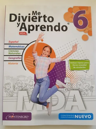 Guia Montenegro 6to Me Divierto Y Aprendo 2020 2021 5 Pieza Mercado Libre