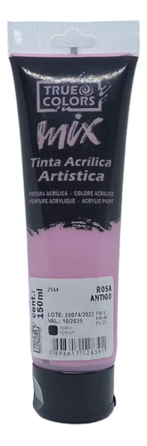 Tinta Acrílica Artistica Mix True Colors 150ml 2144 Rosa Ant