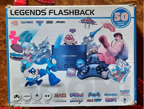 Legends Flashback Con 250 Juegos Arcade,nes,snes Y Genesis