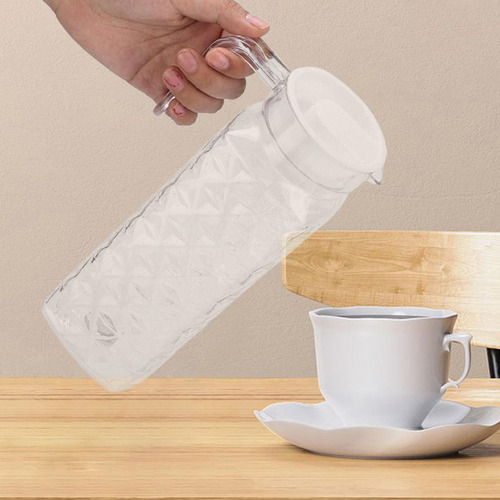 Jarra De Agua Grande De 1,1 L, Recipiente Acrílico Para