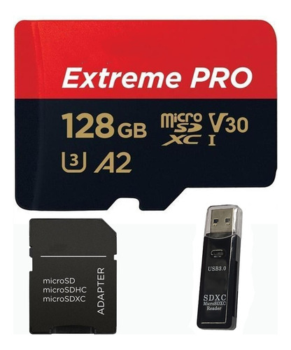 Memoria Micro Sd Extreme Pro 128gb Sdsqxcd-128g-gn6m