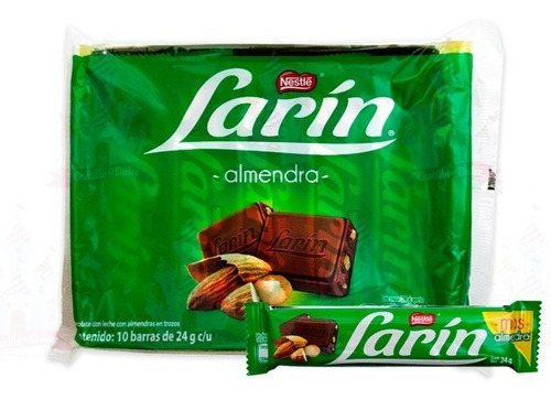 Caja Chocolates Nestlé Larin Almendra En 30 Exhibidores Con 