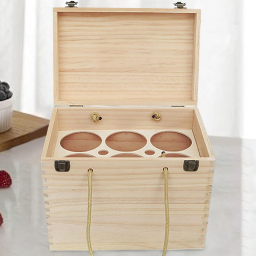 Caja De Vinos De Madera Caja De Regalo De Caja Rústica ,
