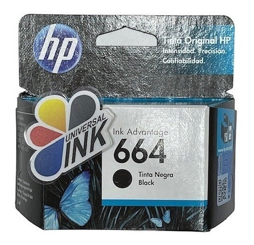 Cartucho Hp 664 Negro Original