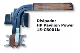 Disipador Notebook Hp Pavilion Power 15-cb001la