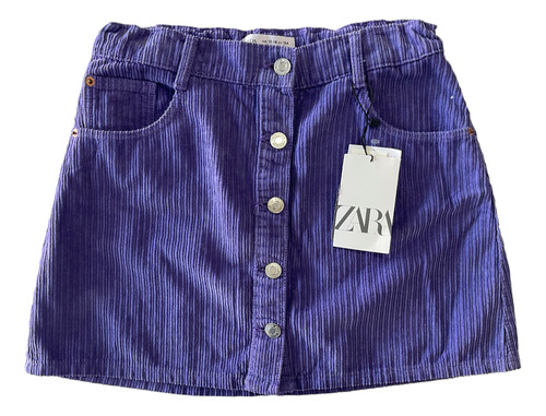Pollera Zara Corderoy Niña Talle 13/14 - Divina!!!