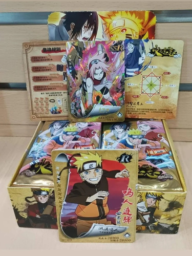 Naruto Paquete 5 Cartas. Promoción  2 Paquetes. Somos Tienda