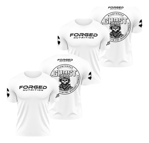 2x Camisetas Ghost Treino - Forged Nutrition