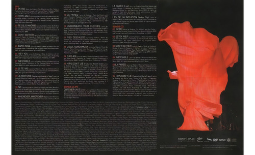 Dvd + Cd Shakira Oral Fixation Tour D12
