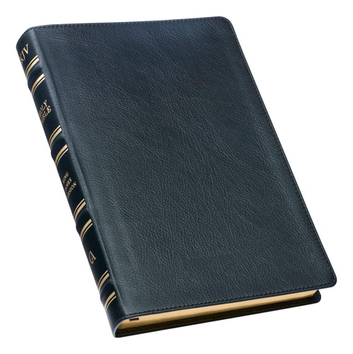 Libro De La Sagrada Biblia, Negro, Letra Grande, Delgada, In