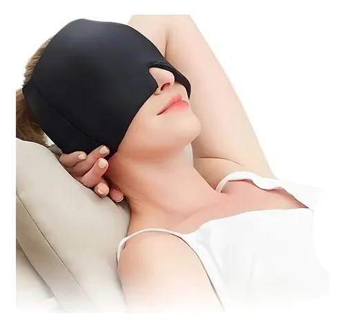 comprar Gorro terapéutico para dolor de cabeza, migraña, sinusitis, color térmico, negro, no es eléctrico