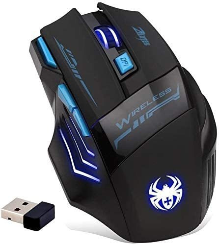 Mouse Inalambrico Zelotes Optico 2.4g Receptor Usb 2400 Ppp