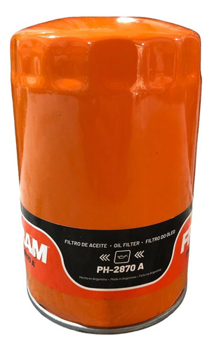 Filtro Aceite Para Vw Gol 1.9 Diesel 1998 Fram Ph2870a