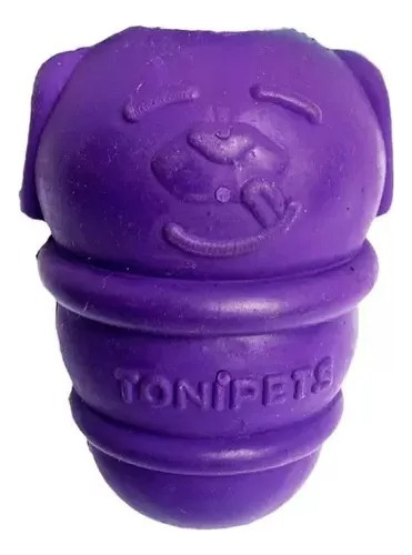 Juguete Rellenable Perro Grande Glotoni Soft Large Tonipets Color Violeta