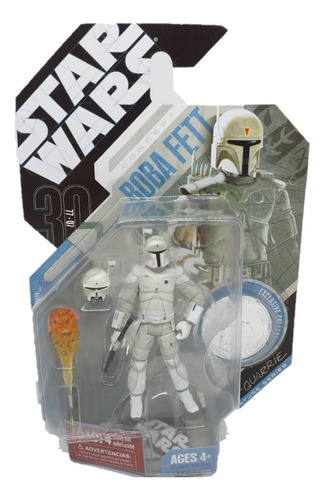 Hasbro Star Wars 30 Aniversario Boba Fett Moneda #15 Platead