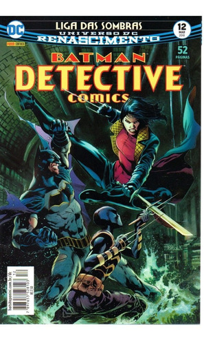 Detective Comics 12 Renascimento - Panini Bonellihq Cx16 C19