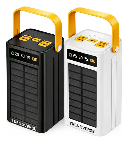 POWER BANK COM PLACA SOLAR DE 50.000mAh