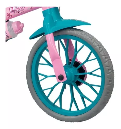 Bicicleta Caloi Barbie Aro 12 - Rosa+Azul