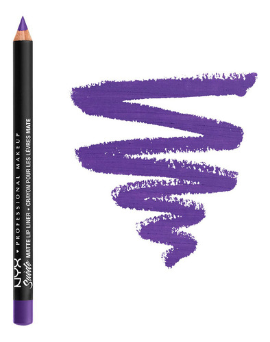 Lápiz de labios Nyx Suede Matte Eyeliner | Lápiz bucal de 10 colores Amethyst Smll10