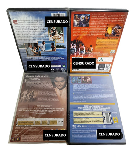 Mv4081 Pack13 Aventura 4 Dvds Originais Das Antigas Raros