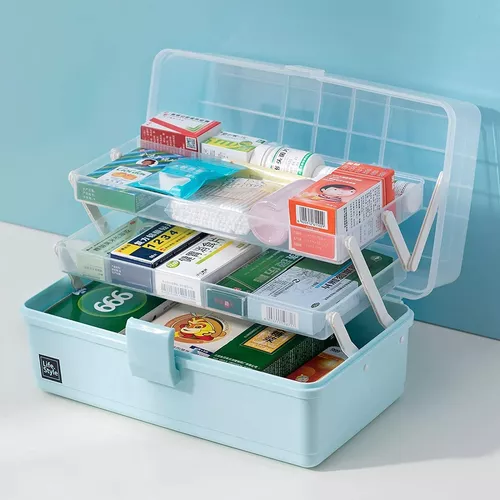 Caja organizadora portátil para manualidades, 3 litros