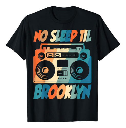 Cool Retro No Sleep Til Brooklyn, Playera Estéreo Portátil 