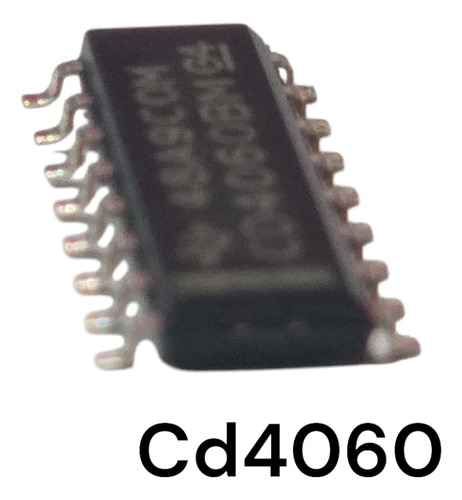 Integrado Cd4060 Smd Divisor Oscilador