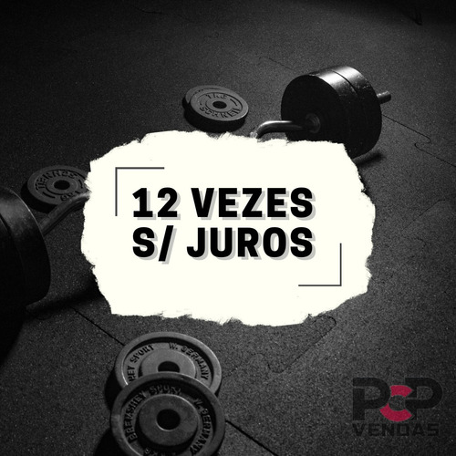 Halter 4 Kg Bola Emborrachado - Peso De Academia Musculação