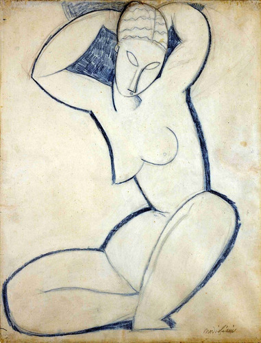 Lienzo Tela Caryati 1 Amedeo Modigliani Arte Contemporáneo