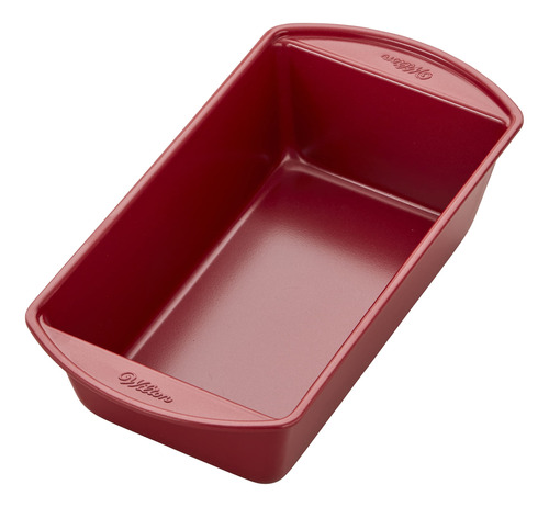 Sarten Antiadherente Para Pan Color Rojo Navideño 9.25 X