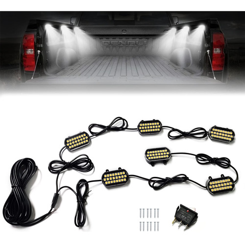 Kingshowstar Kit Luz Led Para Cama Camion 144 Universal Auto