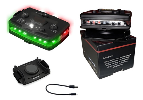 Baliza Corporal Led Linterna Baliza Táctica Verde Rojo