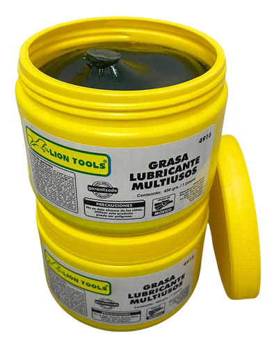 2 Tarros Grasa Lubricante Multiusos 450 Grs / 1 Lb Cada Uno