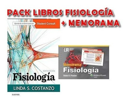 Pack Costanzo Fisiologia Y Preston Memorama Libros Nuevos