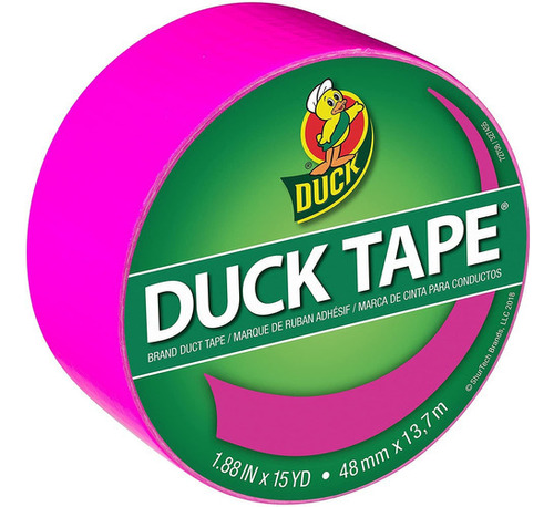 Duck Brand 240978 Cinta Adhesiva De Color, 1.88b Pulgadas Po
