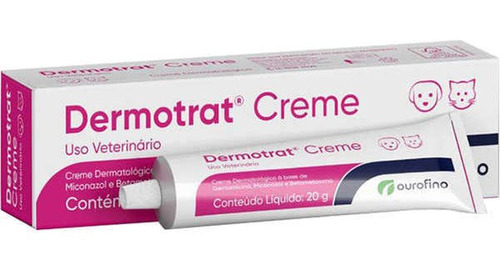 Anti-inflamatório Ourofino Dermotrat Creme - 20g Para Cães