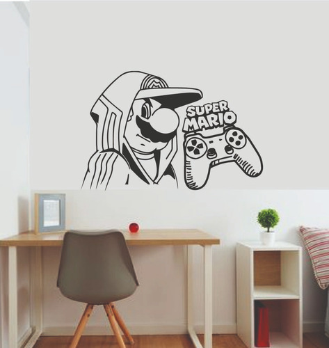 Vinil Decorativo Mario Bros Gamer Video Juego Sticker