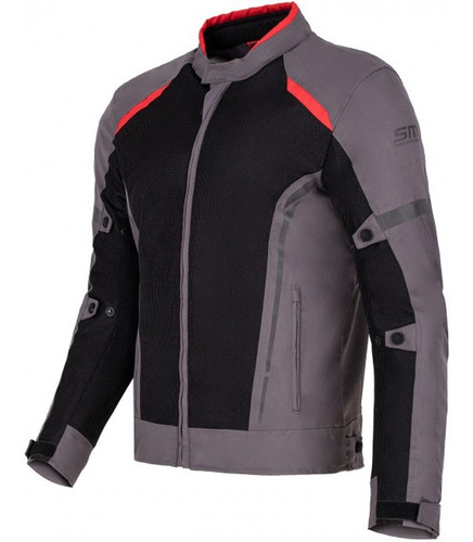 Chaqueta Moto Proteccion Impermeable Sm Racewear Termica