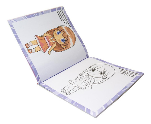 Manga Chibi Para Colorir: Doce, De Brijbasi Art Press Ltd. Editorial Brasileitura, Capa Mole, Edição 1 Em Português, 2025