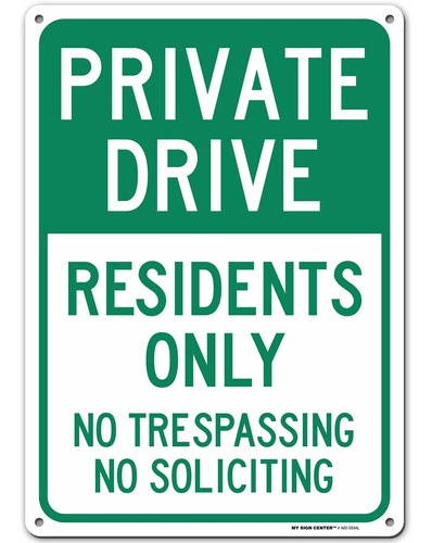 Señal Estacionamiento Para Residente Privado No Solicitar 10