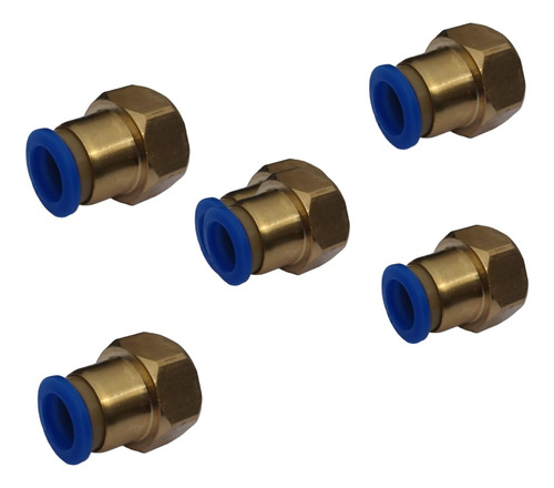 Conector Recto Hi 10mm X 3/8 PuLG ( Pack De 5 Unidades)